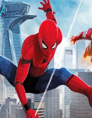 Superhero Duo Paint By Numbers