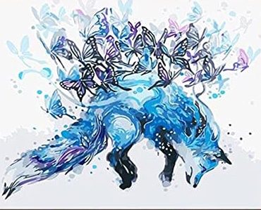 Wild Fox Animal Paint By Numbers