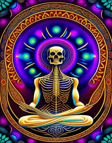 Colorful Skull Spiritual Art Paint By Numbers