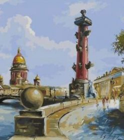 Streets of Petersburg Paint By Numbers