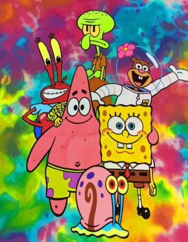 Paint Spongebob Characters by Numbers for Cartoon Fans