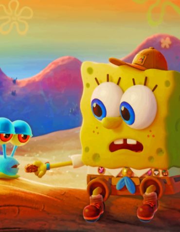 SpongeBob and Gary Cartoons Paint By Numbers