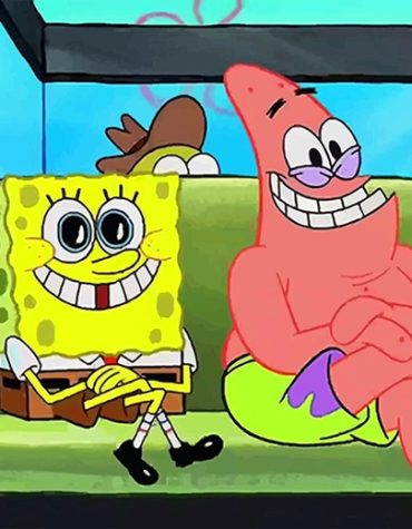 Yellow Spongebob Friends Paint By Numbers