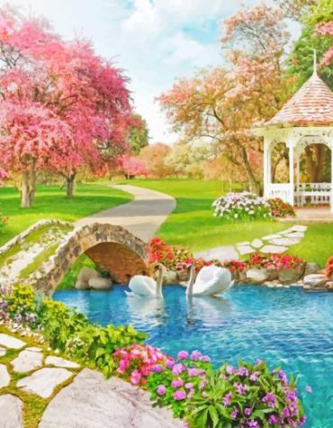 Spring Landscapes Paint By Numbers