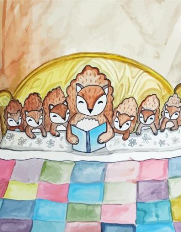 Squirrel Adventure Paint By Numbers