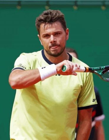 Stan Wawrinka Sports Legend Paint By Numbers