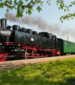 Steam Train Railway Paint By Numbers