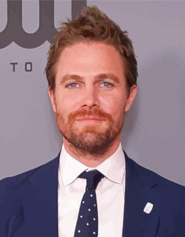 Stephen Amell Movie Icon Paint By Numbers