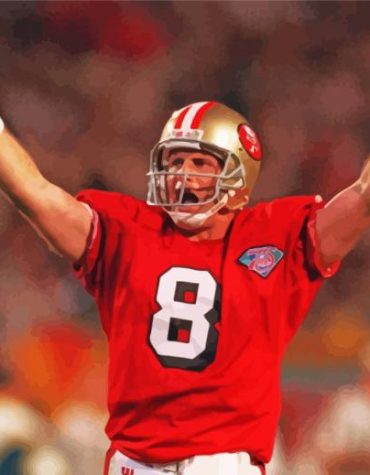 Steve Young Football Legend Paint By Numbers