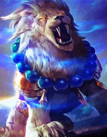 Fantasy Lion Paint By Numbers
