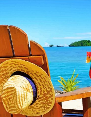 Beach Seascape Summer Paint By Numbers