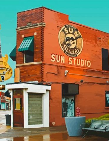 Sun Studio Memphis Landmark Paint By Numbers