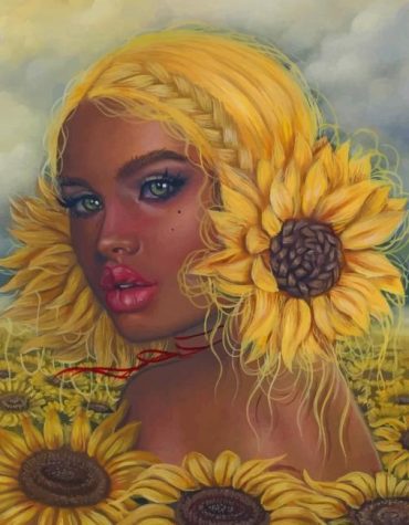 Sunflower Girls Artistry Paint By Numbers