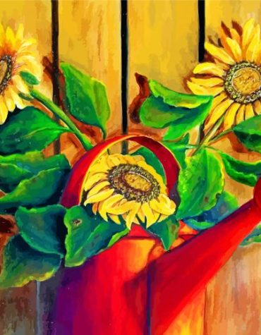 Sunflowers Blooming Paint By Numbers