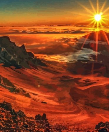Haleakala Sunrise Paint By Numbers