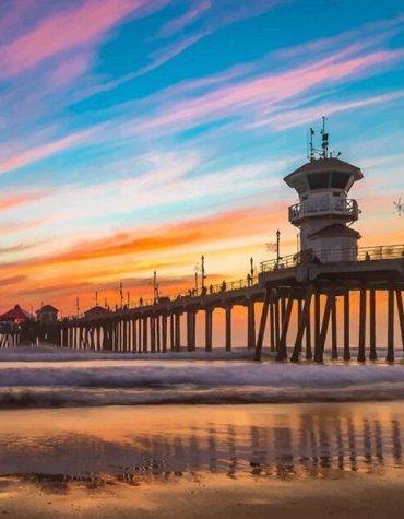 Beach Sunset Scene Paint By Numbers