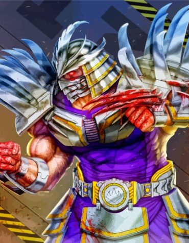 Super Shredder Ninja Turtles Paint By Numbers