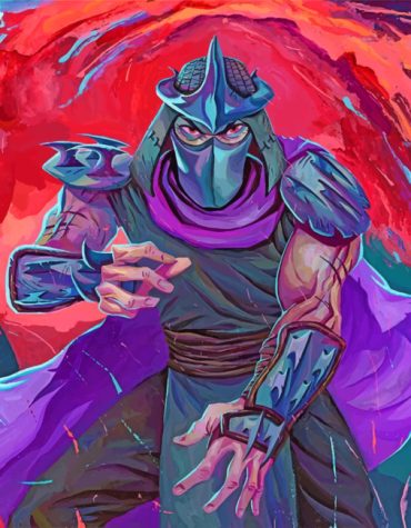 Super Shredder Ninja Turtles Paint By Numbers