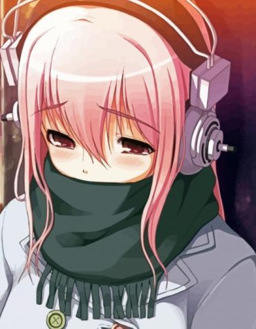 Anime Girls Super Sonico Paint By Numbers