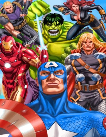 Marvel Heroes Paint By Numbers