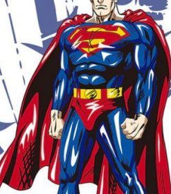 Superman Comics Art Paint By Numbers