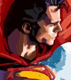 Superman Heroic Paint By Numbers