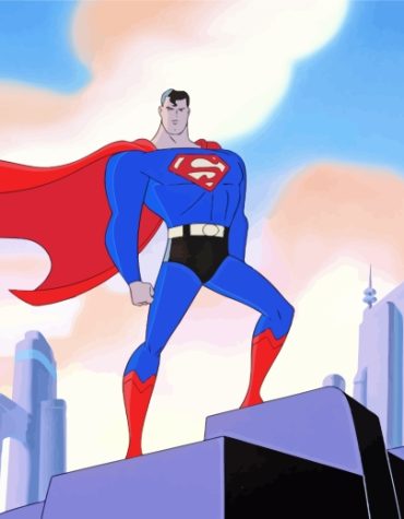 Superman Clark Kent Paint By Numbers