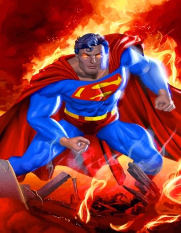Superman Clark Kent Heroes Paint By Numbers