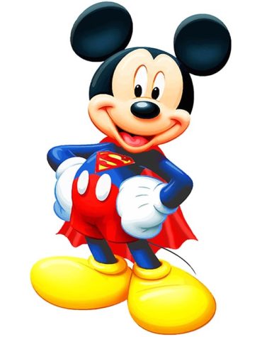 Superman Mickey Mouse Superhero Paint By Numbers