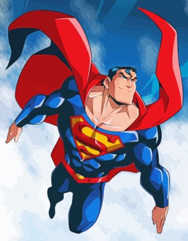 Superman Heroic Adventure Paint By Numbers