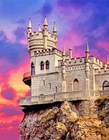 Swallows Nest Palace Paint By Numbers