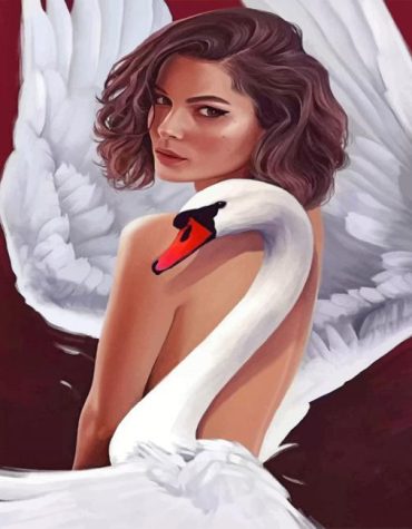 Swan Lady Elegance Paint By Numbers