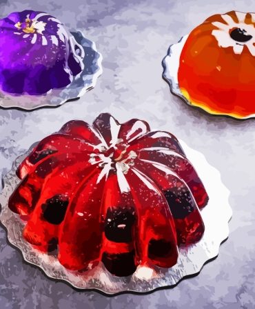 Colorful Jelly Dessert Paint By Numbers