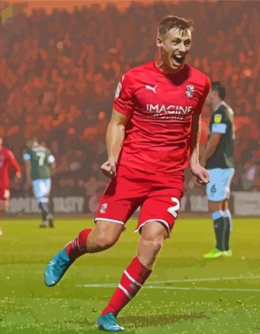 Swindon FC Footballers Paint By Numbers