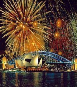 New Year's Eve Fireworks Sydney Paint By Numbers