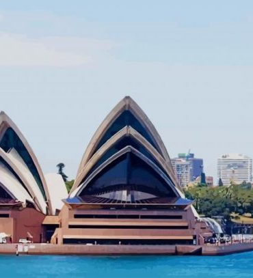 Sydney Opera House by the Sea Paint By Numbers