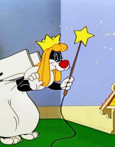 Classic Sylvester Cartoon Paint By Numbers