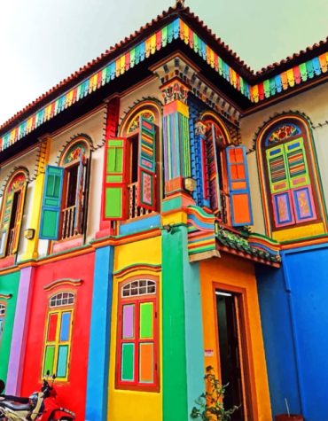Tan Teng Niah Colorful Building Paint By Numbers