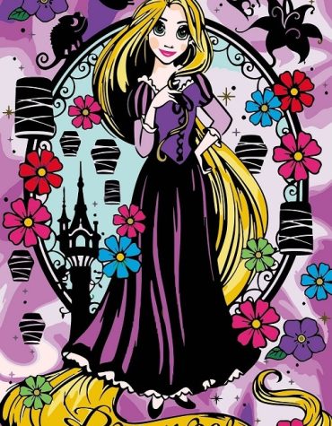 Tangled Animation Paint By Numbers