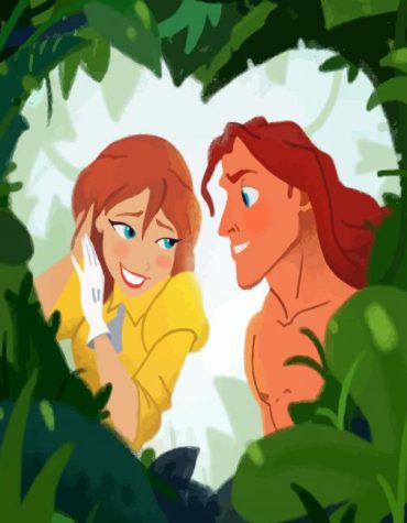 Tarzan and Jane Disney Paint By Numbers