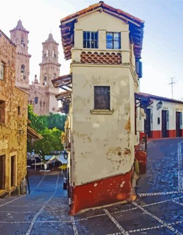 Taxco Mexico Cityscape Paint By Numbers
