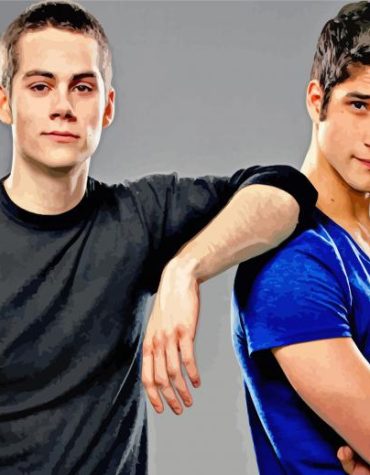 Teen Wolf Actors Paint By Numbers