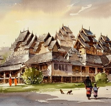 Emerald Buddha Bangkok Paint By Numbers