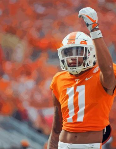Tennessee Volunteers Football Paint By Numbers