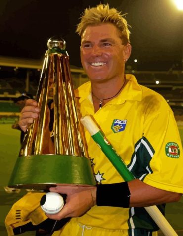 Shane Warne Cricket Legend Paint By Numbers