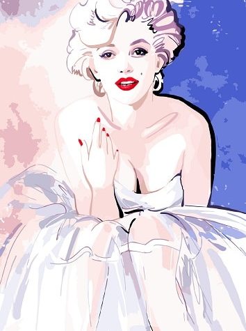 Marilyn Monroe Classic Paint By Numbers