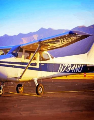 Cessna 182 Skylane Paint By Numbers