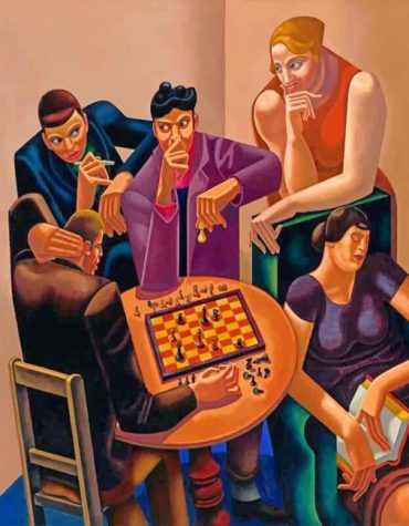 Chess Enthusiasts Masterpiece Paint By Numbers