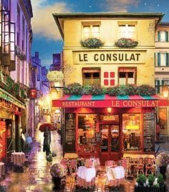 French Cityscape Consulate Paint By Numbers