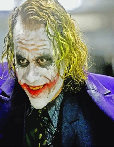 Heath Ledger's Joker Paint By Numbers